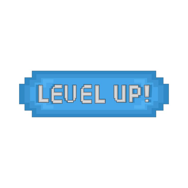 Vektör illustration of level up