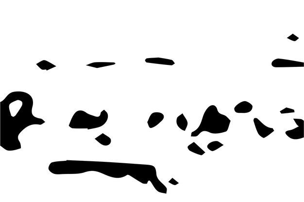 illustration of rough or grunge black texture on white for background or commercial use