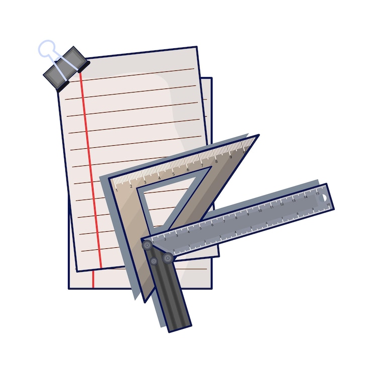 Vektor illustration of ruler