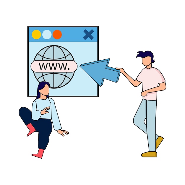 Illustration of web