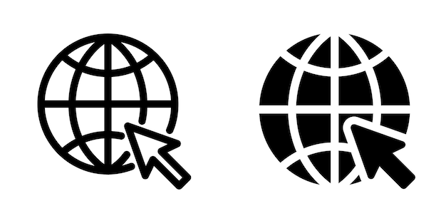 Illustration Vector graphic of globe icon template