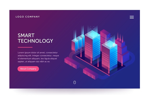 Illustrering av smart teknik
