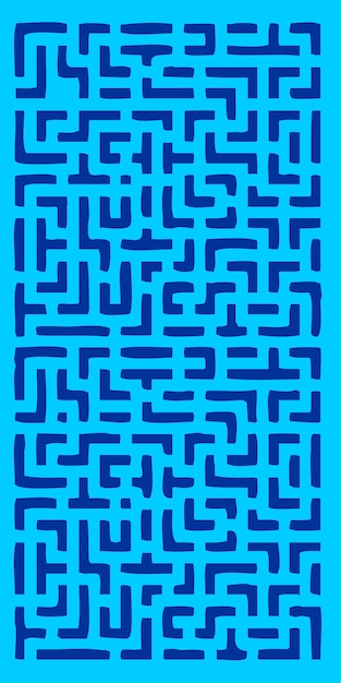 image of light blue and dark blue motifs