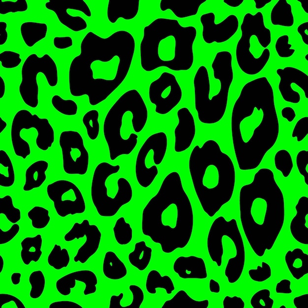 Imitation leopard cheetah tiger animal printSpotted animal skin seamless patternVector vintage