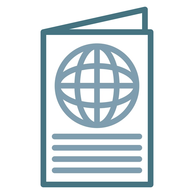 Immigration icon vector image Can be used for Data Science