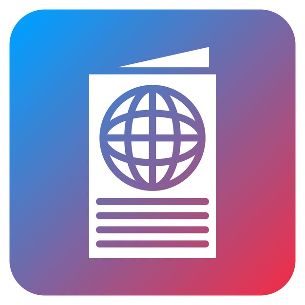 Immigration icon vector image Can be used for Data Science