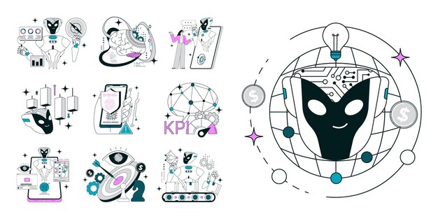 Impact of artificial intelligence on business set aipowered production management and marketing