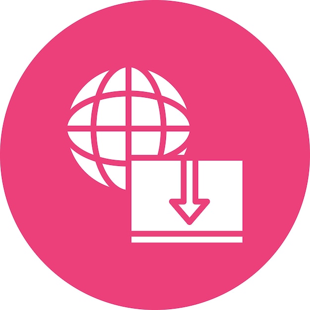 Import icon vector image Can be used for Data Science