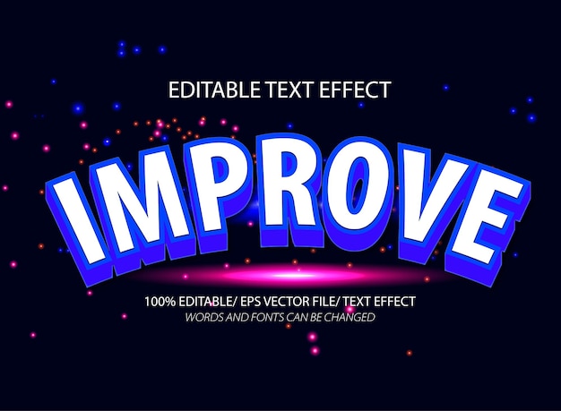Improve editable text effect and editable text style
