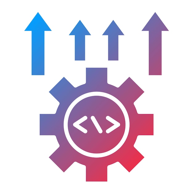 improvement icon vector image can be used for no code