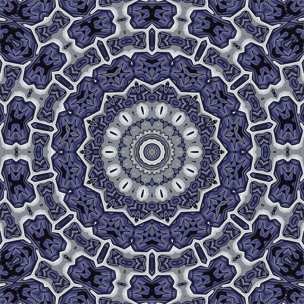 Indian floral paisley medallion pattern Ethnic Mandala ornament