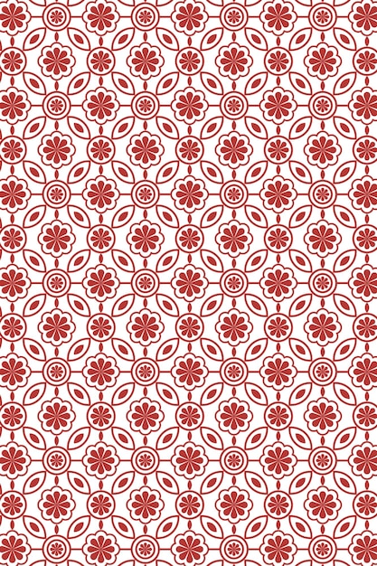 Indian floral seamless pattern background vector
