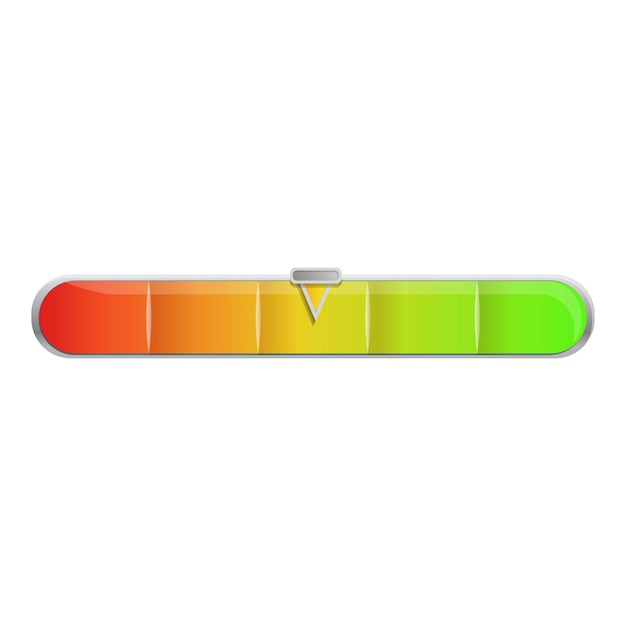 Indicator credit score icon Cartoon of indicator credit score vector icon for web design isolated on white background
