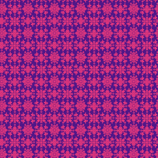 Indonesian Traditional Songket Pattern background