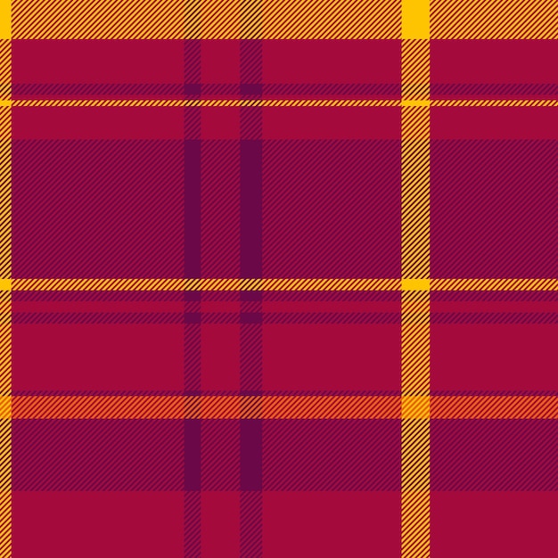 Industrial fabric vector background dimensional pattern tartan check Chequered plaid texture seamless textile in red and pink colors