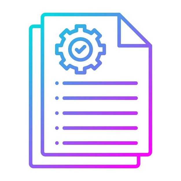 Industry Documents vector icon Can be used for Industrial Process iconset