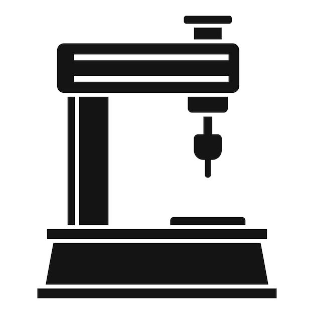 Industry milling machine icon Simple illustration of Industry milling machine vector icon for web design isolated on white background