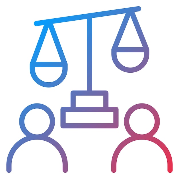 Inequality icon vector image Can be used for Protesting and Civil Disobedience