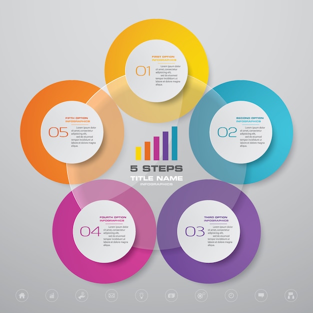 İnfografik grafik design öğesi
