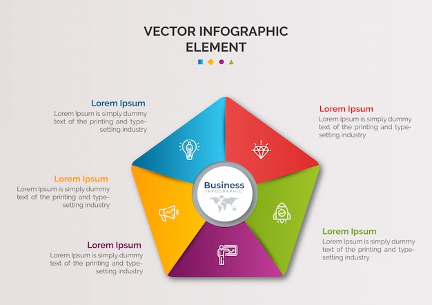İnfografik şablonu