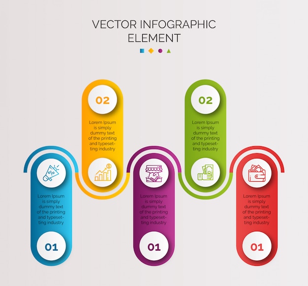 Infografik skabelon