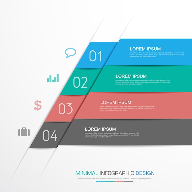 Infographic flat vector design element illustration for web banner or presentation used