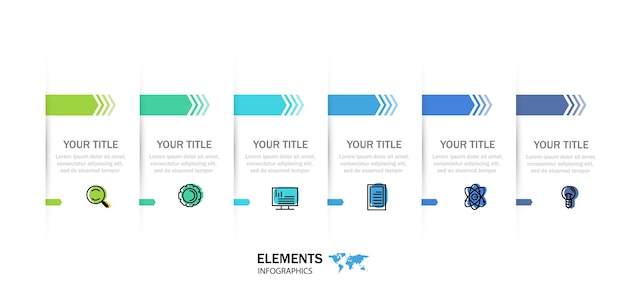infographic label template with icons.can be used for info graphics, flow charts, presentations