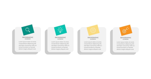 Infographic template design business