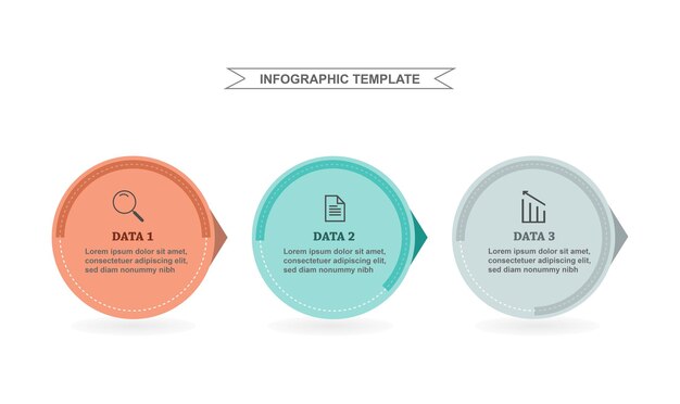 Infographic template design business