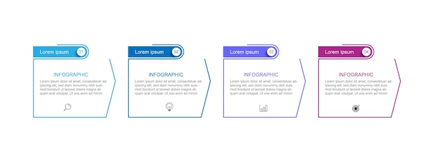 Infographic template vector