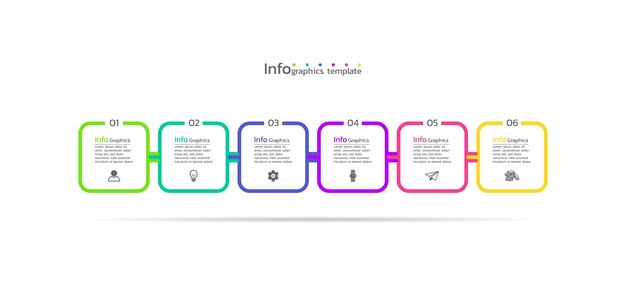 Infographic vector design business template