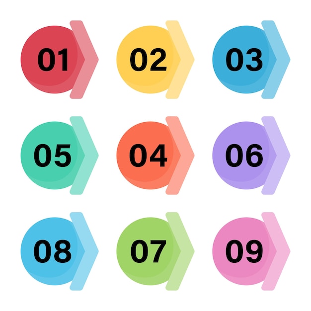infographic vector template for list