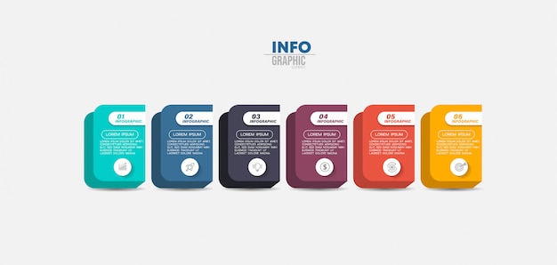 Infographic with steps