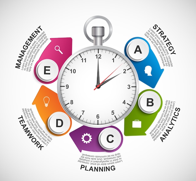 Infographics design template. 