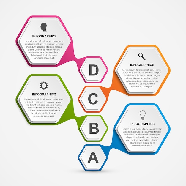 infographics for business presentations or information banner