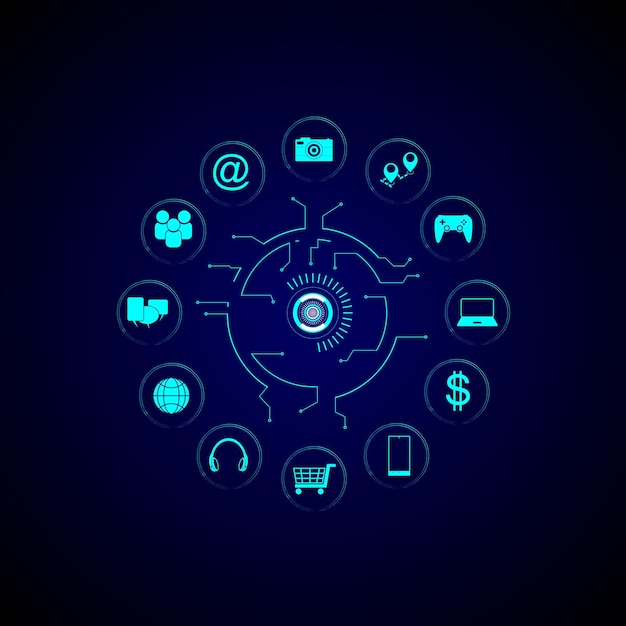 information technology development background access to all security work just one button