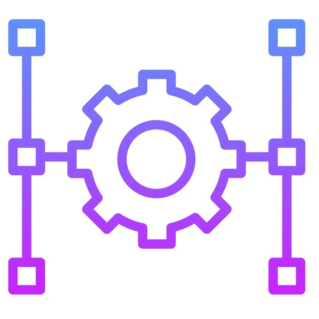 Infrastructure vector icon illustration of Renewable Energy iconset