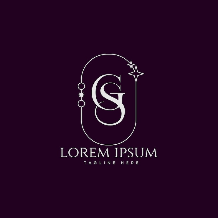 Vektör initial elegant and minimalist logo template