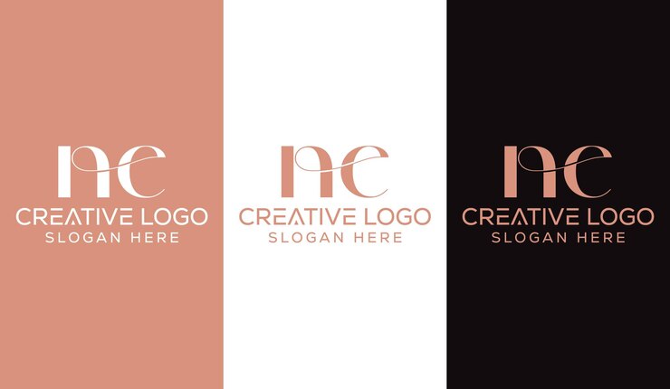 Vektör initial letter ne logo design monogram creative modern sign symbol icon