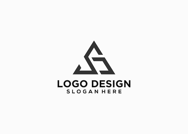 Initial Letter SG Logo vector design template