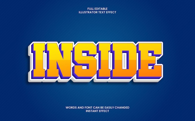 Inside Text Effect