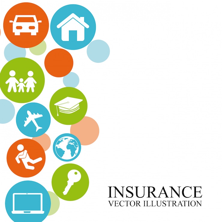 Vektör insurance design over white background vector illustration