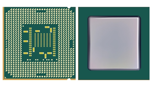 Integrated circuit Processor CPU concept Digital chip CPU for Computer central processing unit