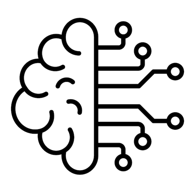 Intelligence Vector Illustration Style