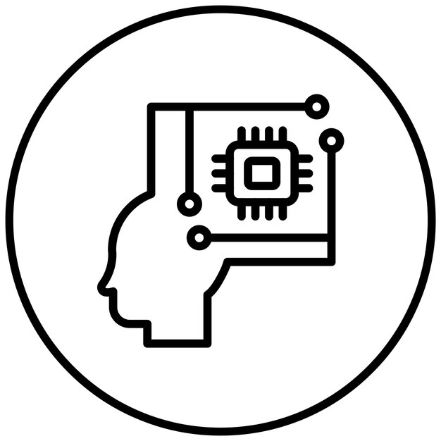 intelligent control vector icon illustration of data analytics iconset