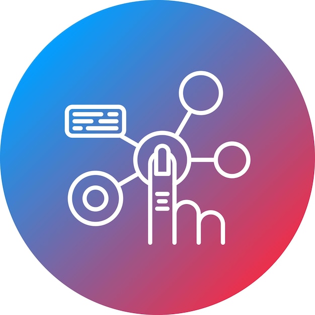 Interaction icon vector image Can be used for Agile