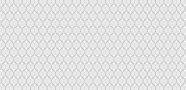 Interlocking Oval Shapes in a Geometric Mesh