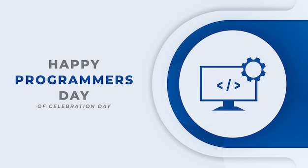 International Programmers Day Celebration Vector Design Illustration Background Poster Banner Ads