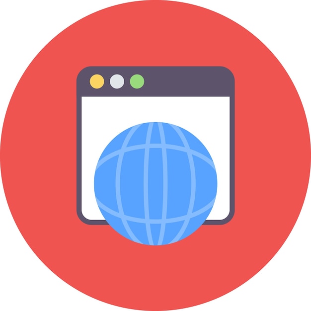 Internet Flat Illustration