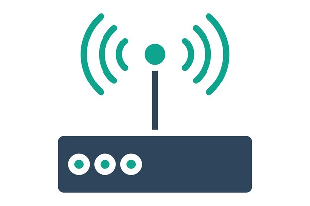 Internet icon icon related to utilities solid icon style utilities elements vector illustration